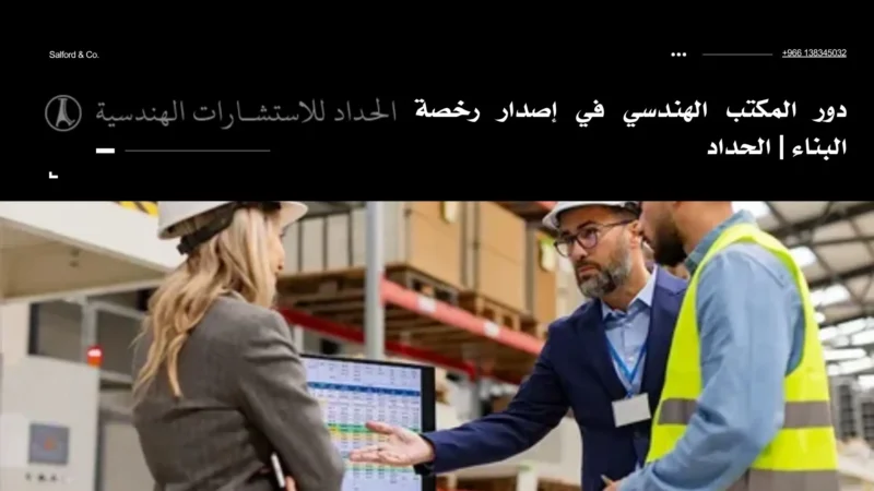 دور المكتب الهندسي في إصدار رخصة البناء الحداد
