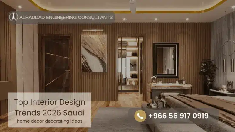 Top Interior Design Trends 2026 Saudi homes