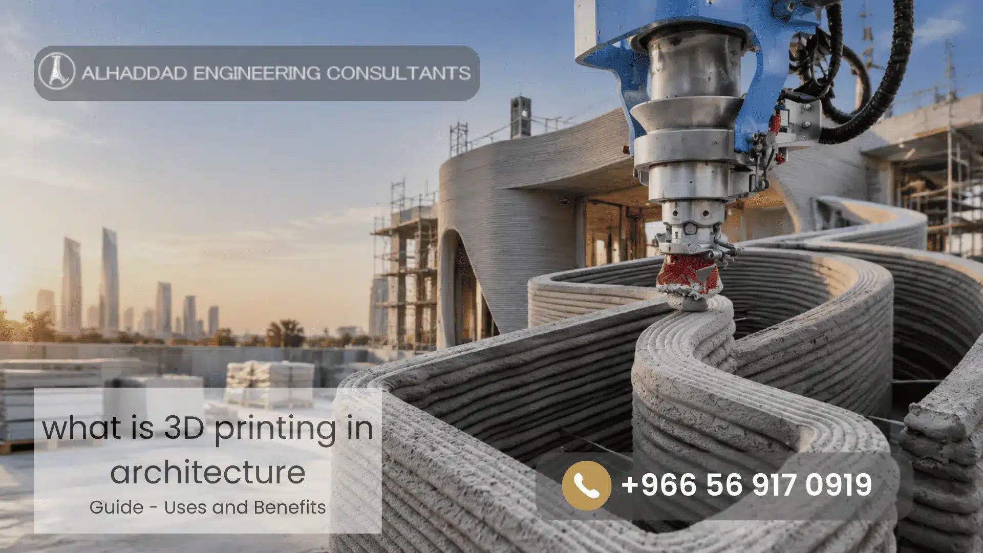 construction 3D printing benefits with Al Hadad 0138345032